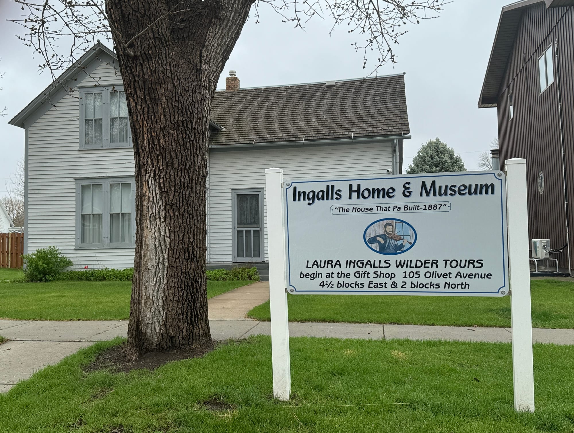 The Laura Ingalls Wilder home in De Smet, South Dakota.