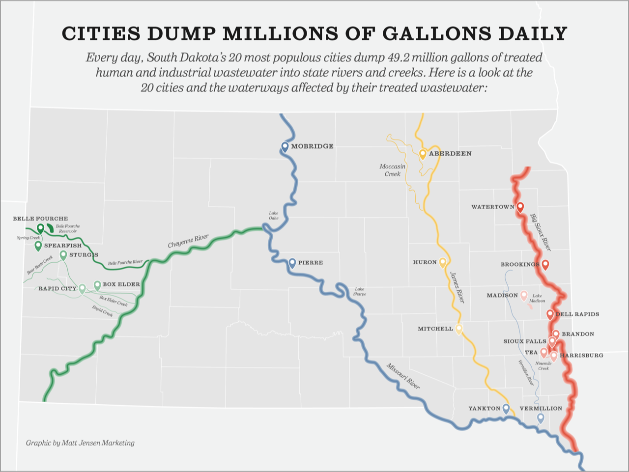 Rivers at risk: Read about your city’s water pollution concerns