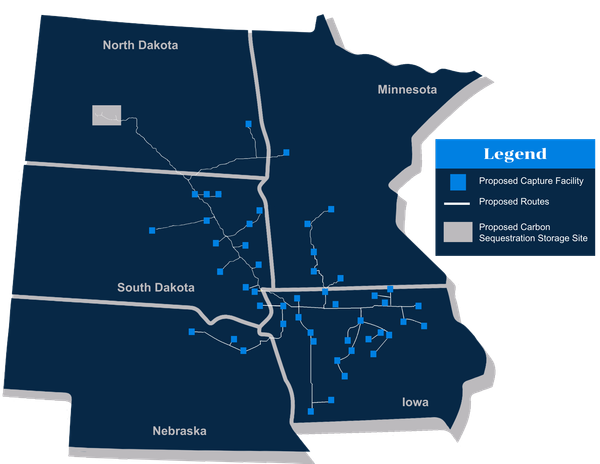 Eminent domain is the latest front in carbon pipeline fight